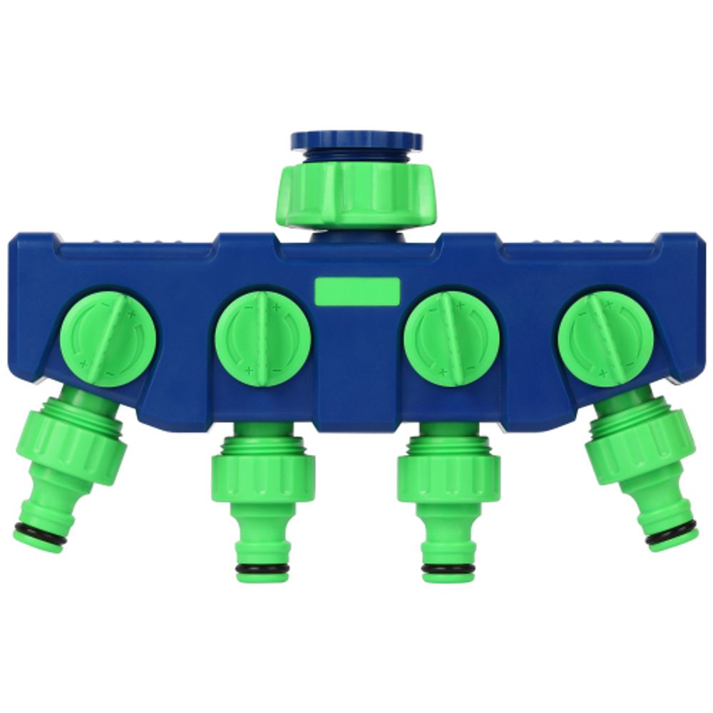 Распределитель GREEN APPLE GAP-FA4 четырехканальный пластик | Аксессуары для полива Green Apple