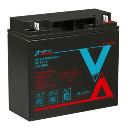 Аккумулятор VEKTOR ENERGY GP 12-18