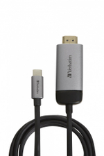 Адаптер Verbatim USB-C / HDMI 4K с кабелем 1,5 м