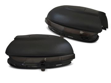 Повторители указателей поворота в зеркала для Volkswagen Golf VI (08-13) / Touran (10-15) LED динамические темные