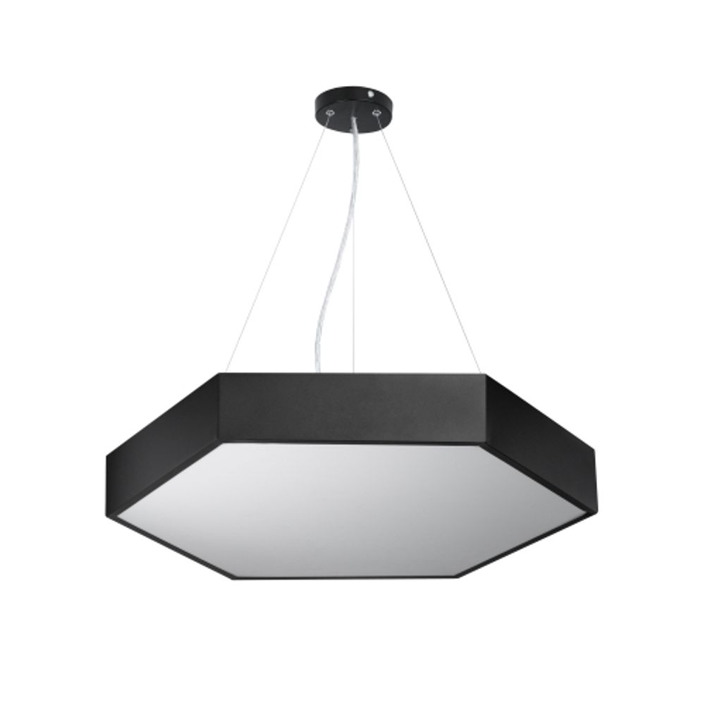 Светильник LED ЭРА Geometria SPO-121-W-40K-038 Hexagon 38Вт 4000К 4000Лм IP40 600*600*80 белый подвесной | Декоративные светильники Geometria