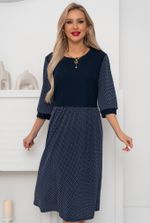 Платье  Гретта (синий) Р11-1117 Nikol