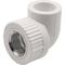 Угольник THERMOLIGHT комбинированный PP-R ВР 20х1/2quot; белый (20/200)