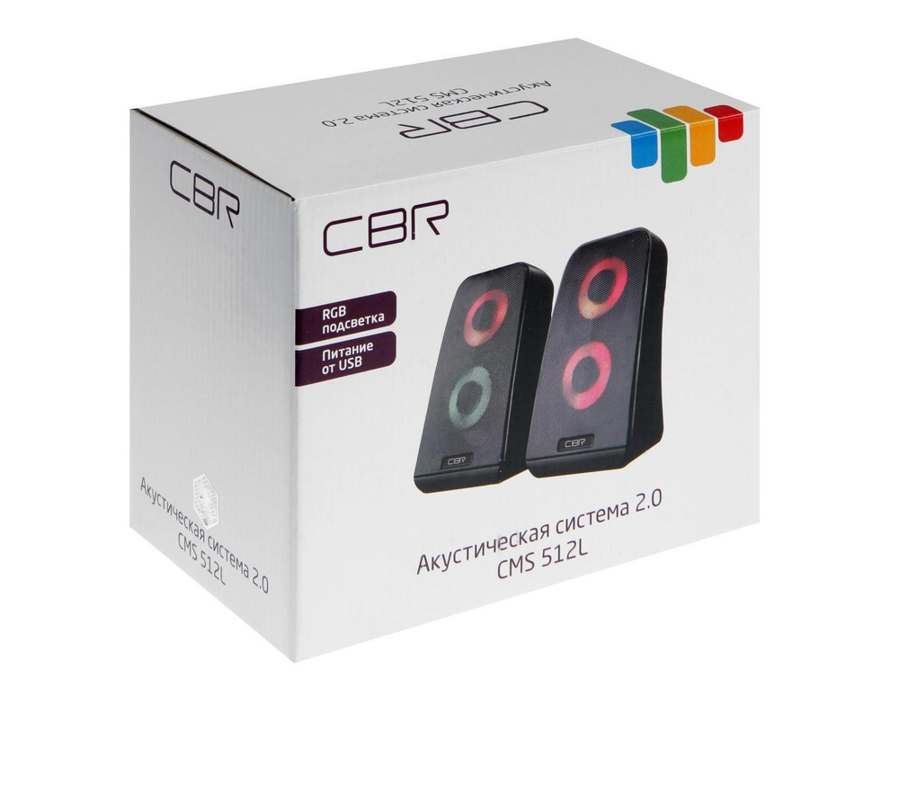Акустика CBR CMS 512L Black (USB 2.0 )