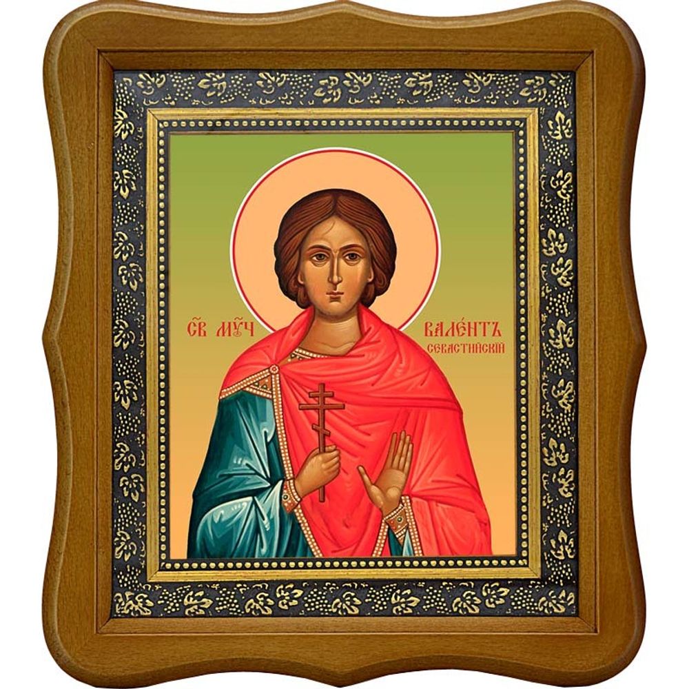 Валент Севастийский мученик. Икона на холсте.