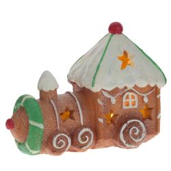 GAEM Фигурка декоративная с подсветкой "Паровозик"(LR44x2), L15,5 W8 H12 см