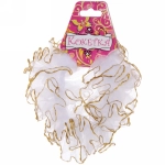 Резинка для волос детская «Magic Girls», золотая окантовка, цвет белый, d-13см