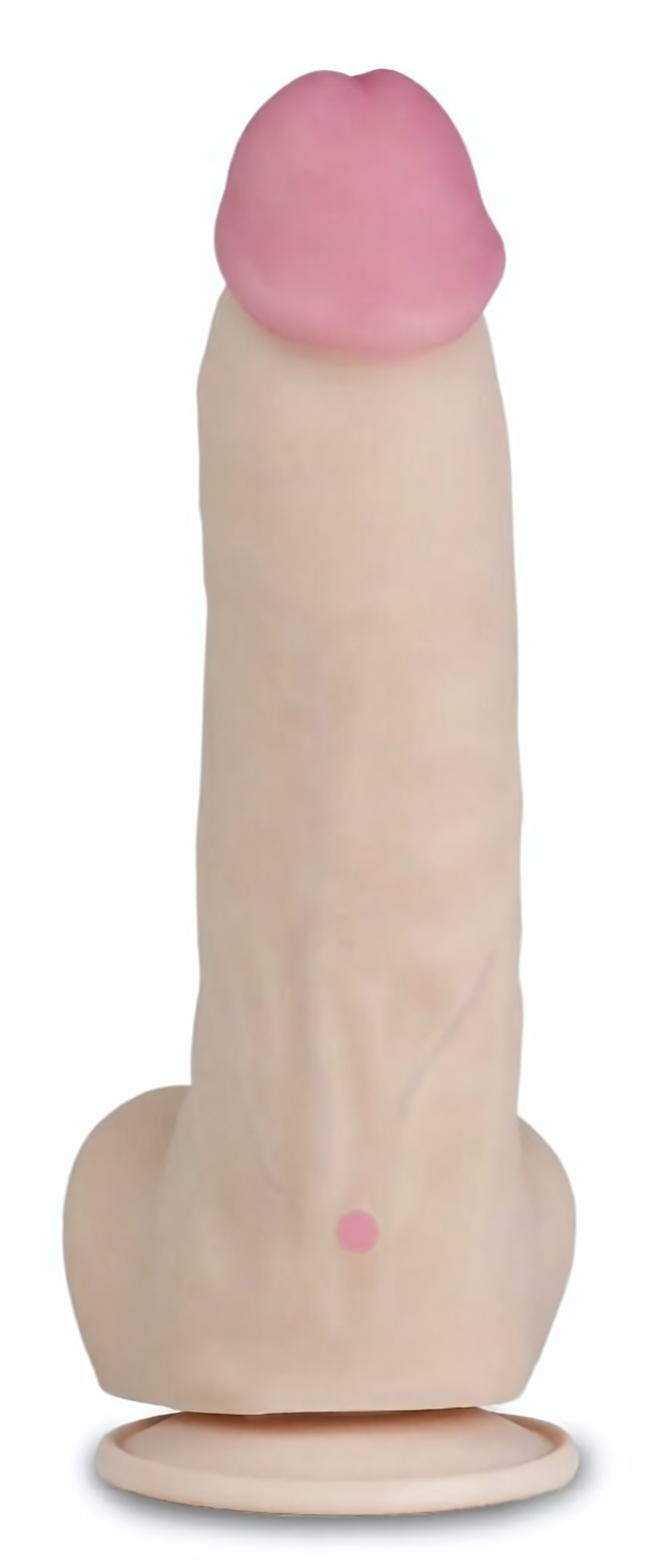 Телесный перезаряжаемый вибратор-реалистик из неоскин - 22,5 см. (Цвет: телесный)