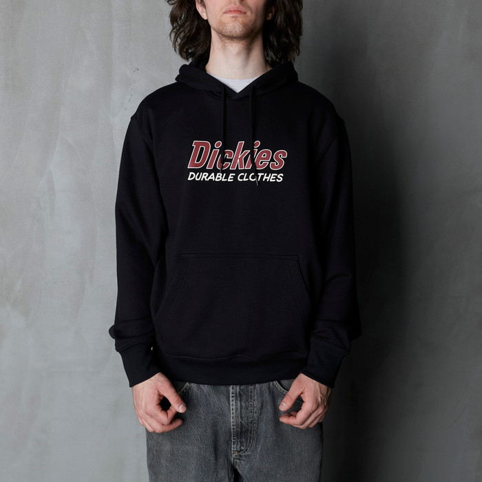 Толстовка мужская Dickies Williston Hoodie артикул:DK0A87NOBLK1 - купить в магазине Дайс