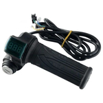 Ручка газа с вольтметром и замком зажигания AVS-07 кабель 1,7м