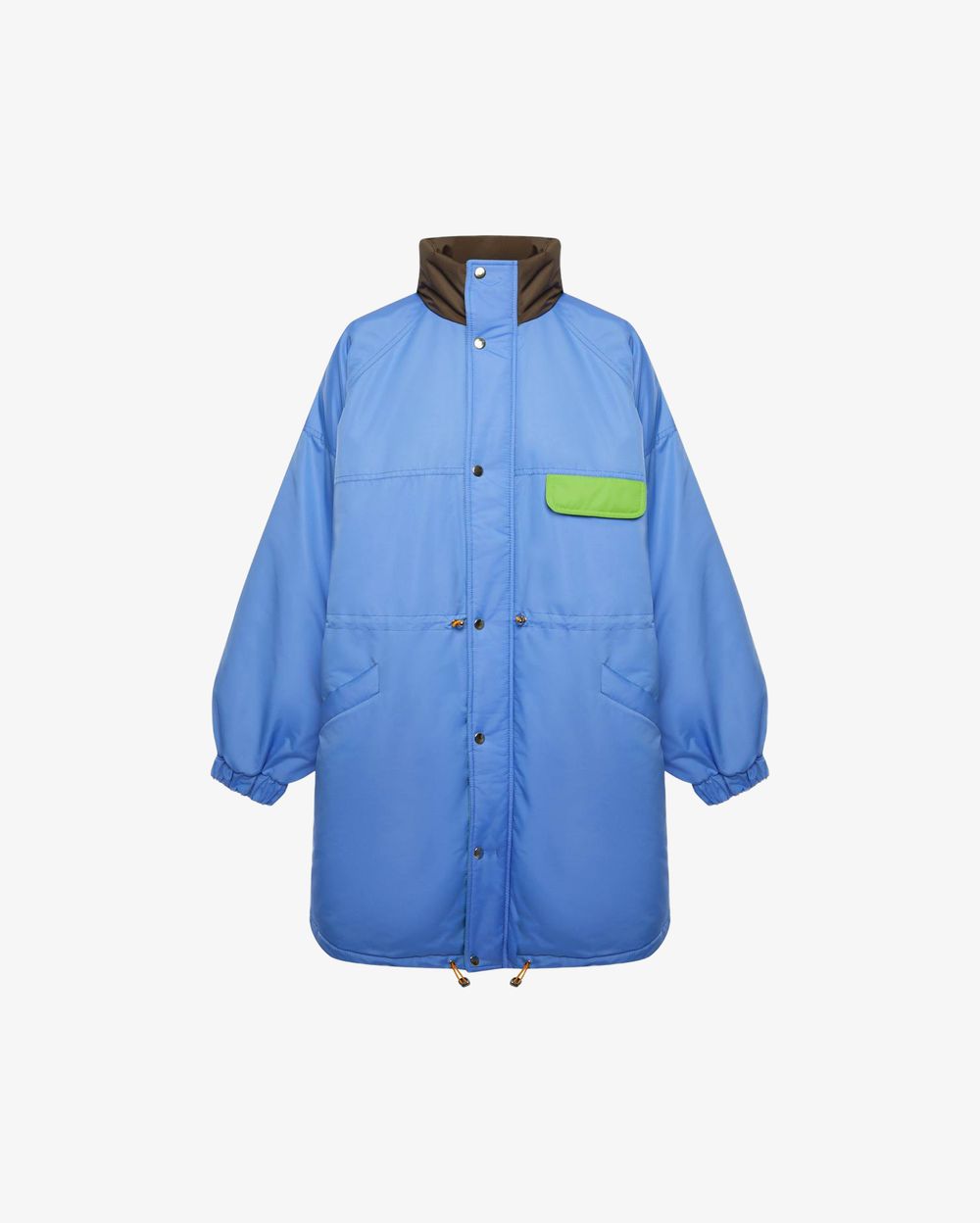 Парка Choompu оверсайз голубая