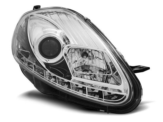 Передние фары Daylight для Fiat Grande Punto (08-09) Chrome
