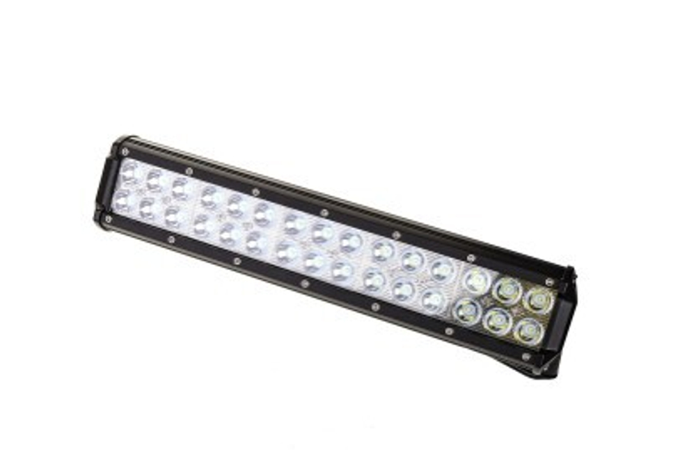 Фара светодиодная OFF ROAD 365*80*60мм прямоугольная 12V/24V 90W 6000К SKYWAY 30 диодов Дальний свет