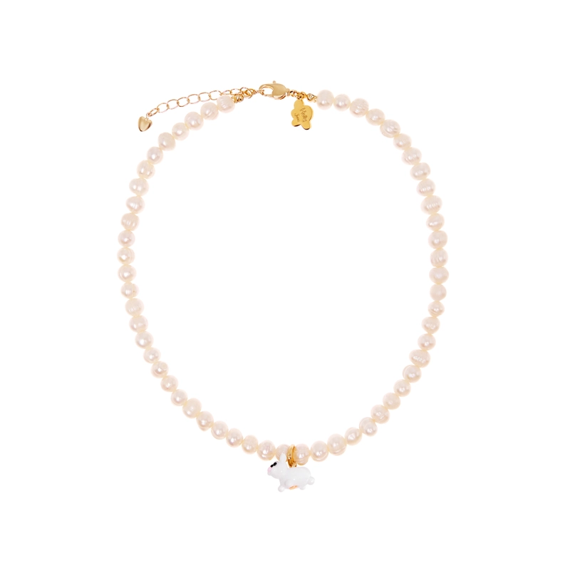 Колье Мой Любимый Пушистик с Жемчугом – Кошка