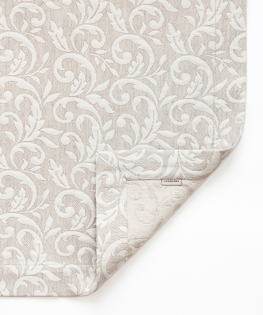 Покрывало 260x260 и 2 наволочки 47х47 Luxberry Village натуральный-белый