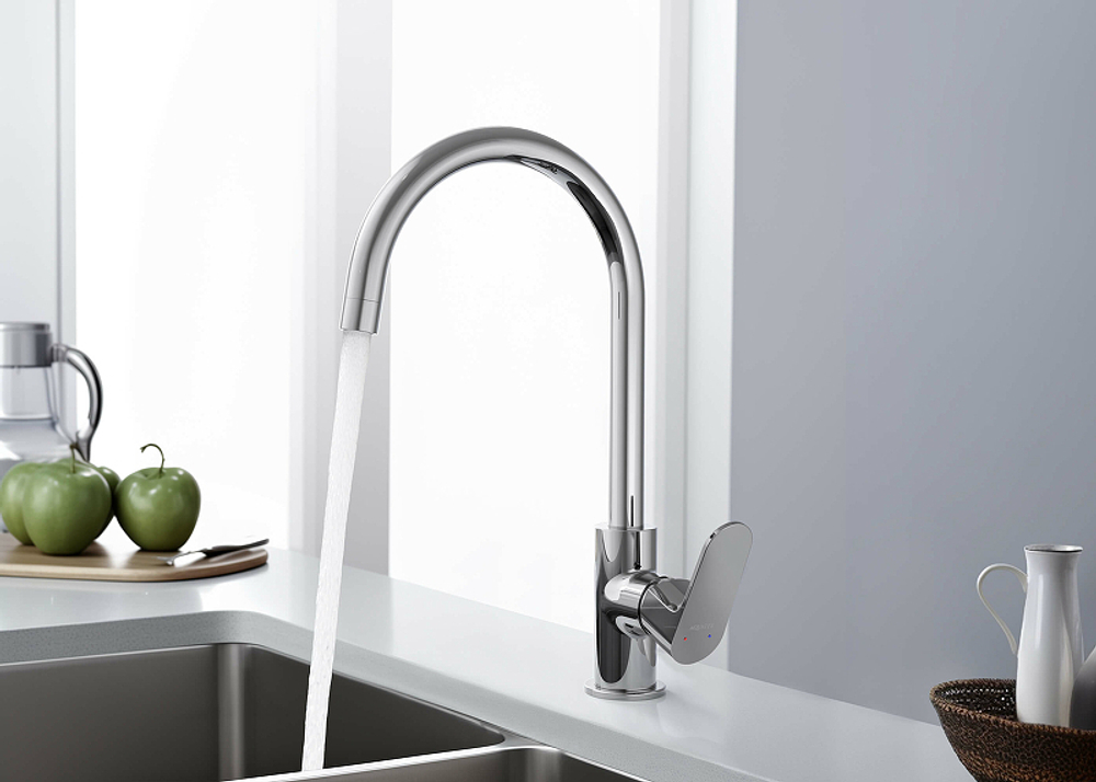 Смеситель для кухни Aquatek Оберон AQ1282CR Хром