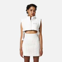 MILKY CROPPED VEST
