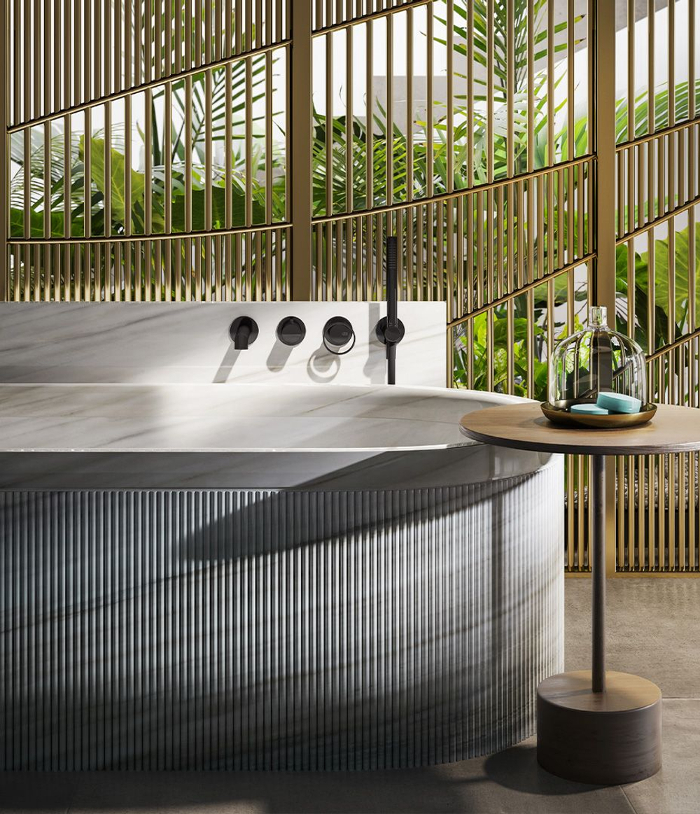 Смеситель для ванны/душа Gessi Anello, настенный, однорычажный, встраиваемый, h245 мм, внешняя часть, цвет Finox Brushed Nickel