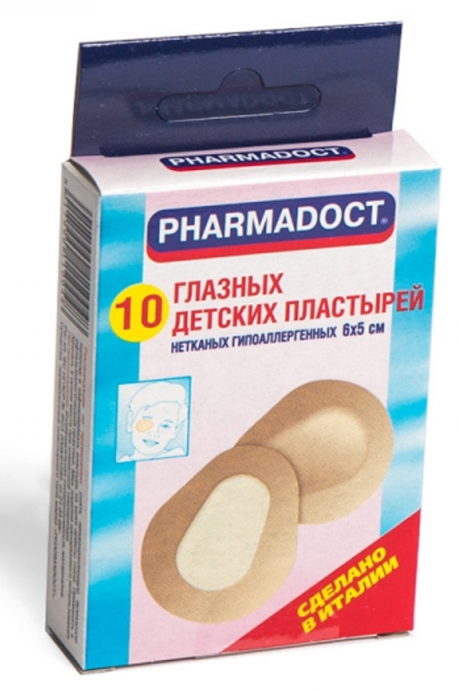 Пластырь глазной детский Pharmadoct, 10 шт