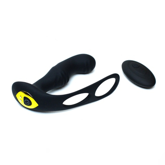 Мужской массажер простаты с вибрацией и пультом управления