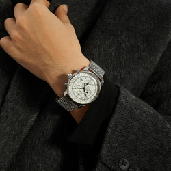 ZEPPELIN Hundred Years Collection Quartz Movement Men"s Watches Watch 42mm White Dial