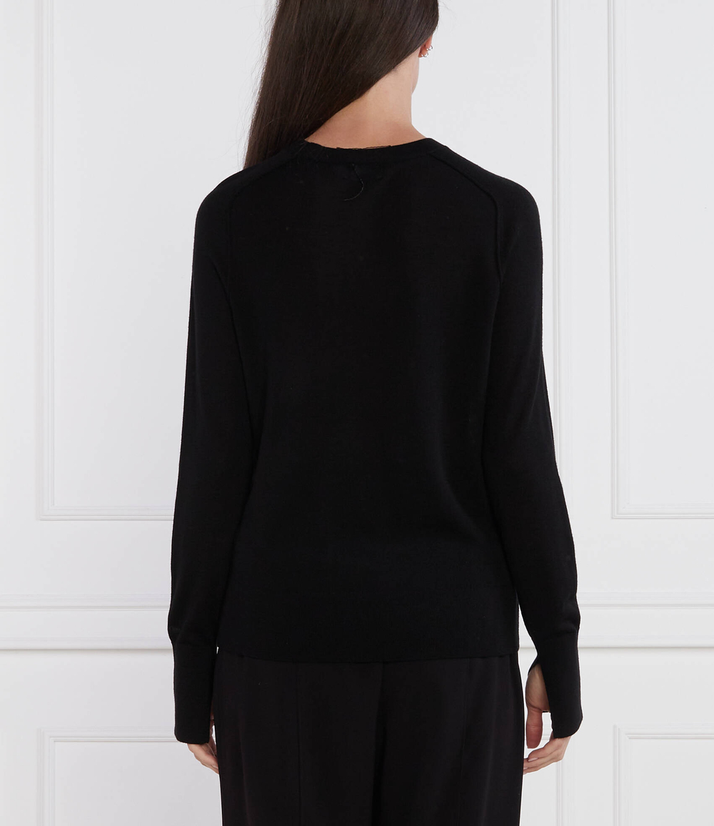 Хлопковый свитер Calvin Klein - черный(K20K205777)