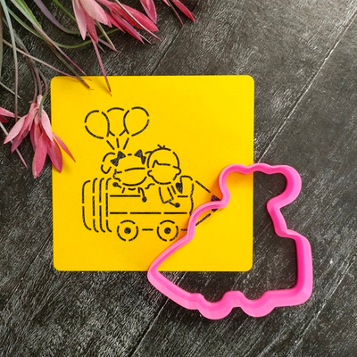 Карандаш-машина с детьми