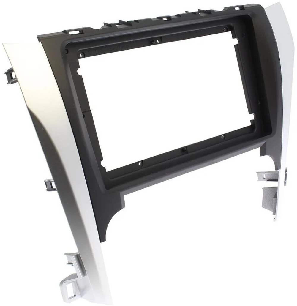 Магнитола Toyota Camry 50 2011-2014 (рамка серебристо-черная под 9") - Canbox 9-3103 Android 10, ТОП процессор, CarPlay, 4G SIM-слот