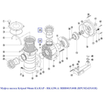 Муфта насоса Kripsol KAN - RPUM2425.02R / RBH0015.03R, 100 мм