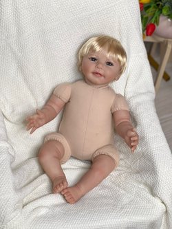 Кукла Реборн мягконабивная 55см в пакете (FA-575A)