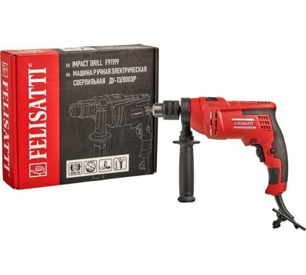 Ударная дрель Felisatti ДУ-13/800ЭР 2282.5.0.00