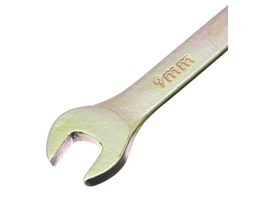 Комбинированный ключ, 9 мм, желтый цинк СИБРТЕХ 14975