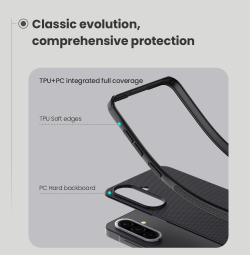 Усиленный двухкомпонентный чехол от Nillkin для Samsung Galaxy A36 5G, серия Super Frosted Shield Pro