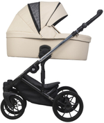 Детская коляска Riko Nano Thermo Ecco 3 в 1 с автокреслом Rant Cruise Grey 03 Ivory beige (бежевый)