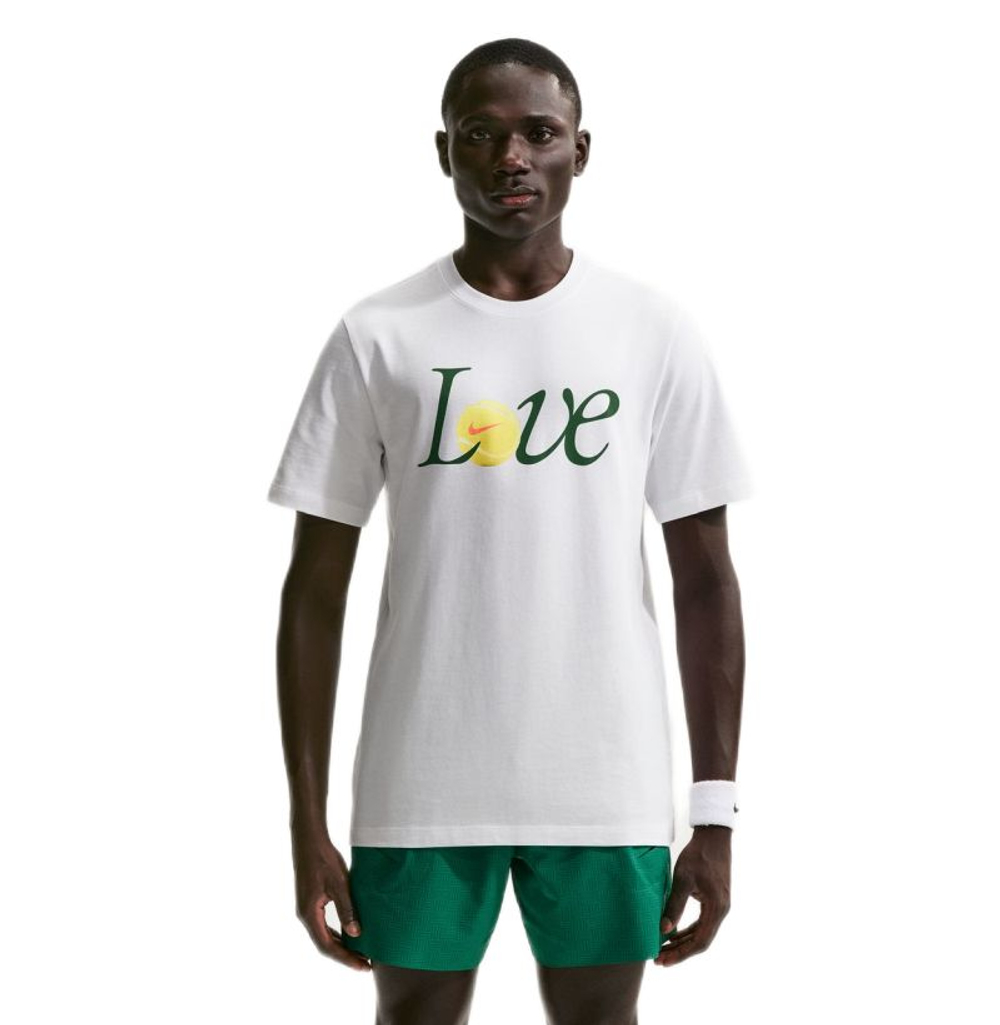 Теннисная футболка Nike Court Tennis - white