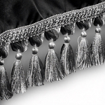 Покрывало на бильярдный стол Монако, 12 футов, шёлк серебро