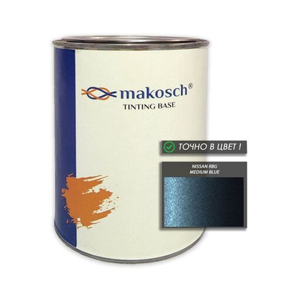 Автоэмаль makosch/NISSAN RBG, Базовая эмаль, синий, перламутр, 800мл.