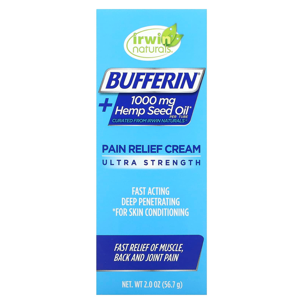 Bufferin, обезболивающий крем, с повышенной силой действия, 56,7 г (2 унции)