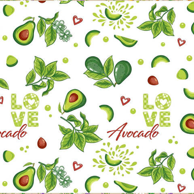 Скатерть рулонная Пикник 120см*50м "Авокадо" 1 сорт, 0-00/20-00