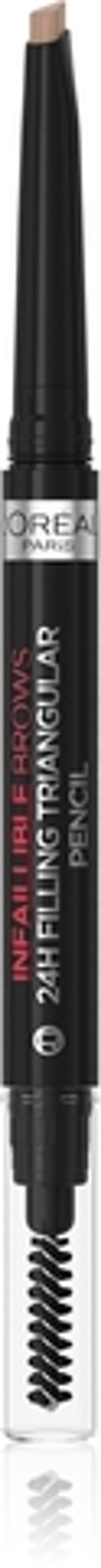 L’Oreal Paris Infaillible 24h Filling Triangular Pencil - Карандаш для бровей водостойкий, 1 ml