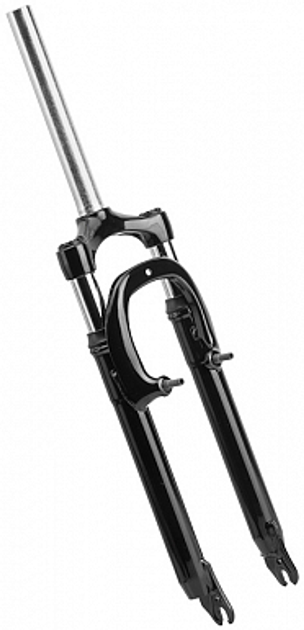 Вилка 24" 1-1/8" XDS-3868V XDS аморт. резьб. V-обр.торм., сталь черная, шток 144мм