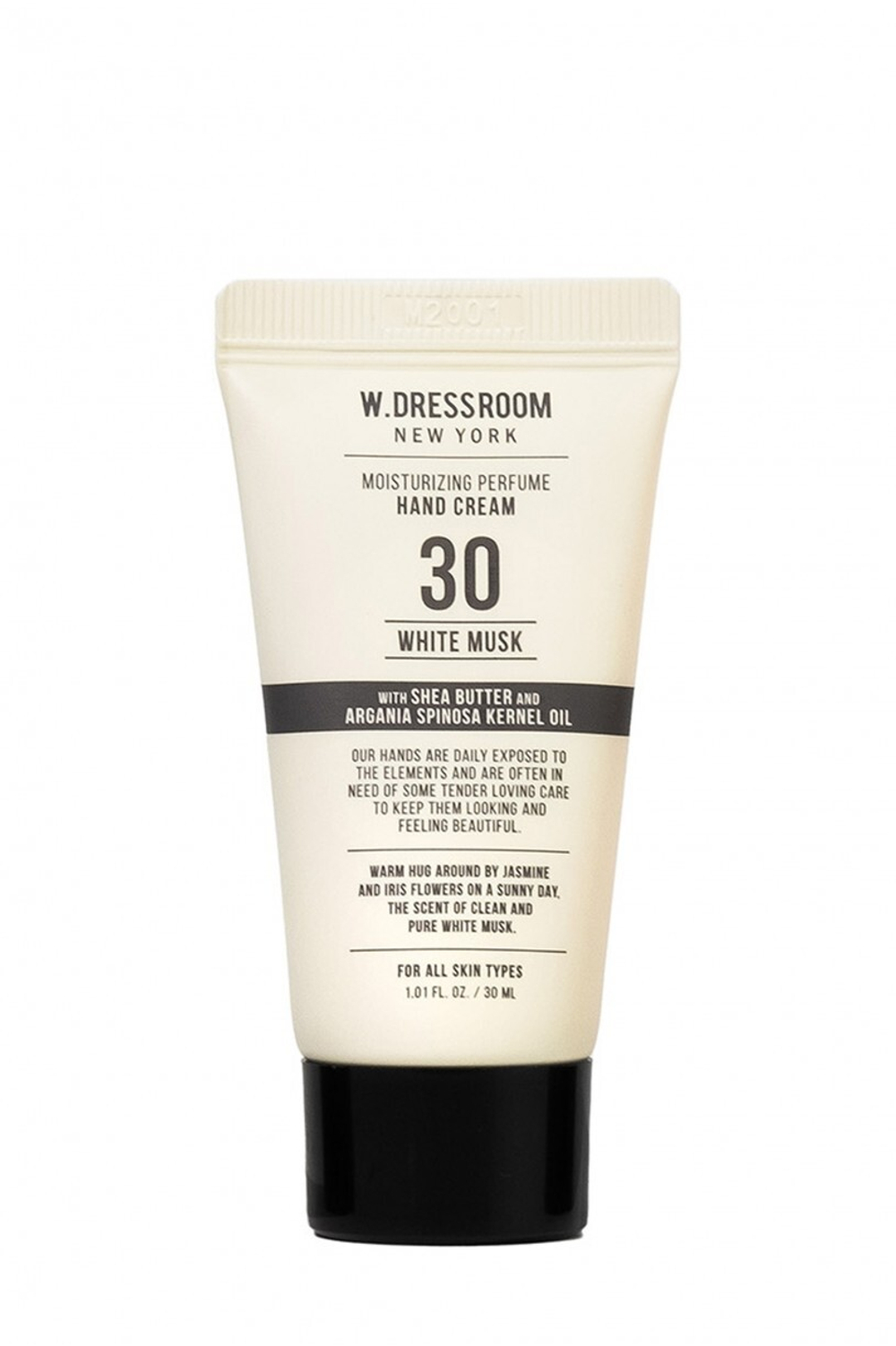 W.Dressroom Парфюмированный крем для рук No.30 жасмин и белый мускус White Musk, 30 ml