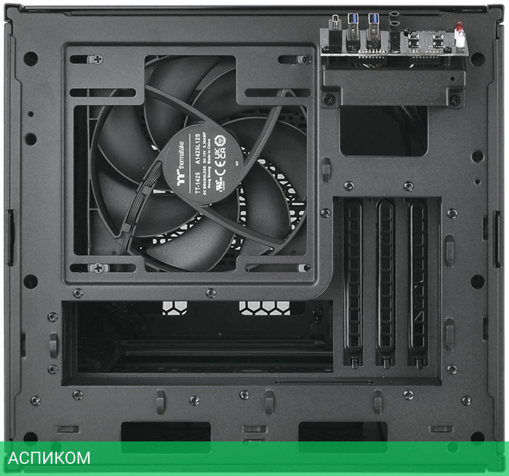 Корпус Thermaltake The Tower 200 без БП Black (CA-1X9-00S1WN-00)