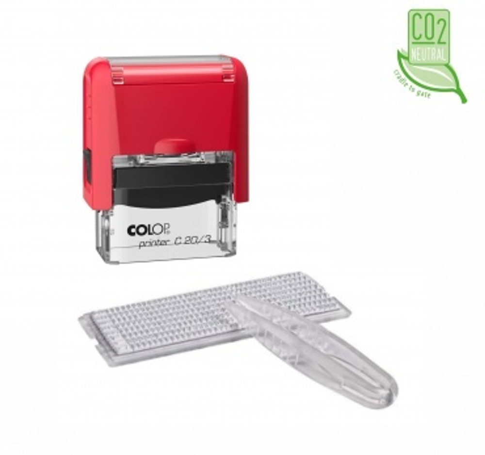 Colop Printer C20/3 SET автоматический самонаборный штамп 38х14 мм, 3 строки