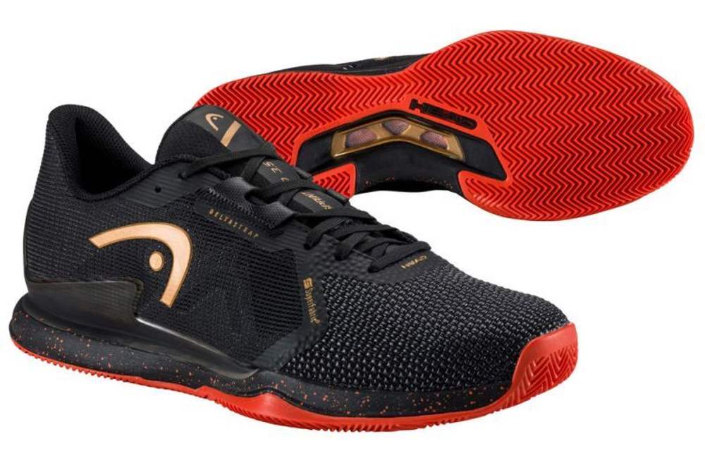 Женские Кроссовки теннисные Head Sprint Pro 3.5 SF Clay - black/orange