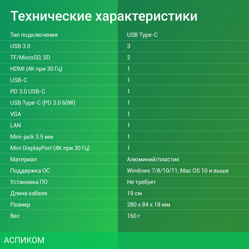 Док-станция Digma DS-990UC_G