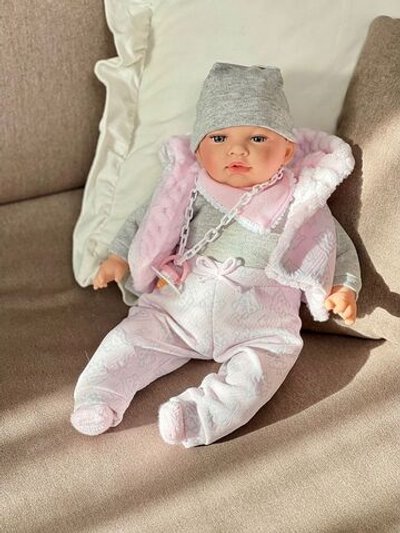 Кукла Nines 45см Mi Bebito мягконабивная в пакете (N7130K)