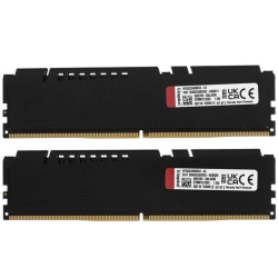 Оперативная память Память DDR5 2x32GB 5200MHz Kingston KF552C36BBEK2-64 Fury Beast Black Expo RTL Gaming PC5-41600 CL36 DIMM 288-pin 1.25В kit single rank с радиатором Ret