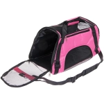 Сумка - переноска для животных «ЛЮБИМЫЙ БРО», цвет розовый, размер S, 42*19,5*23см/до 5кг (Пакет и Лейбл)