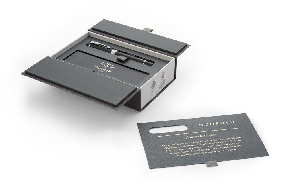 Перьевая ручка Parker Duofold Classic Black CT Centennial